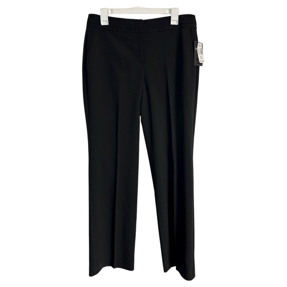 Zac & Rachel Black Straight Leg Dress Pant Size 10 New with tags